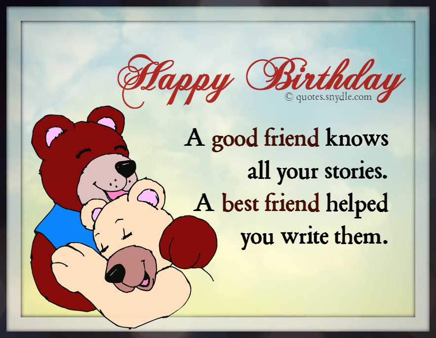 Best Friend Quotes Birthday
 Best Friend Birthday Quotes Quotes and Sayings