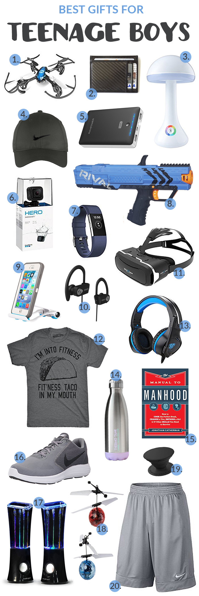 Best Gift Ideas For Boys
 Best Gifts for Teenage Boys