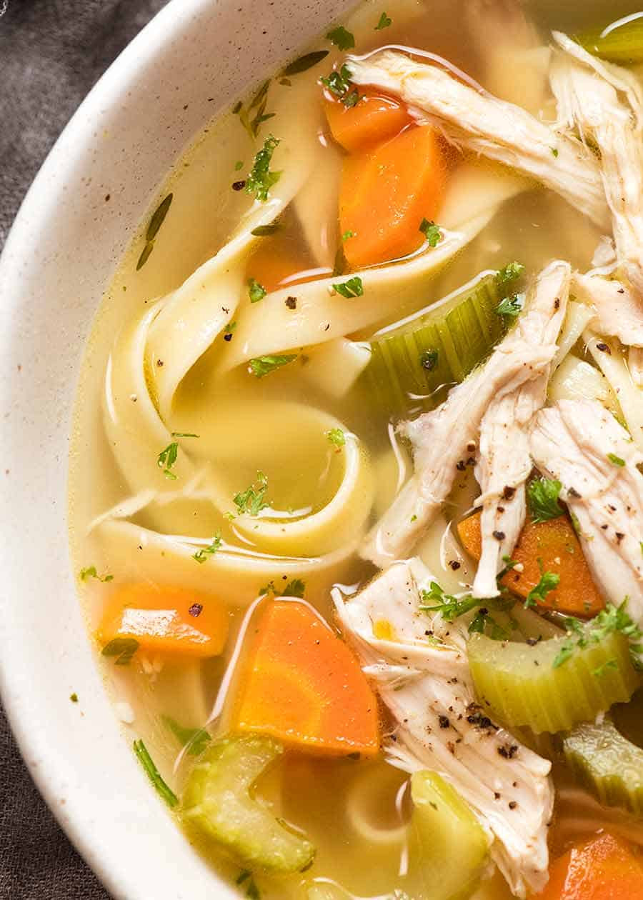 Best Homemade Chicken Soup Recipe Scratch
 Homemade Chicken Noodle Soup from scratch