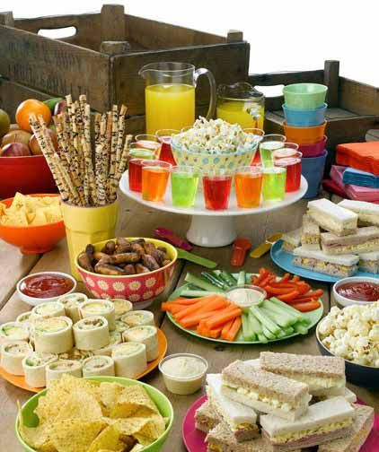 Best Kids Party Food
 Party food spread for kids Birthday Parties