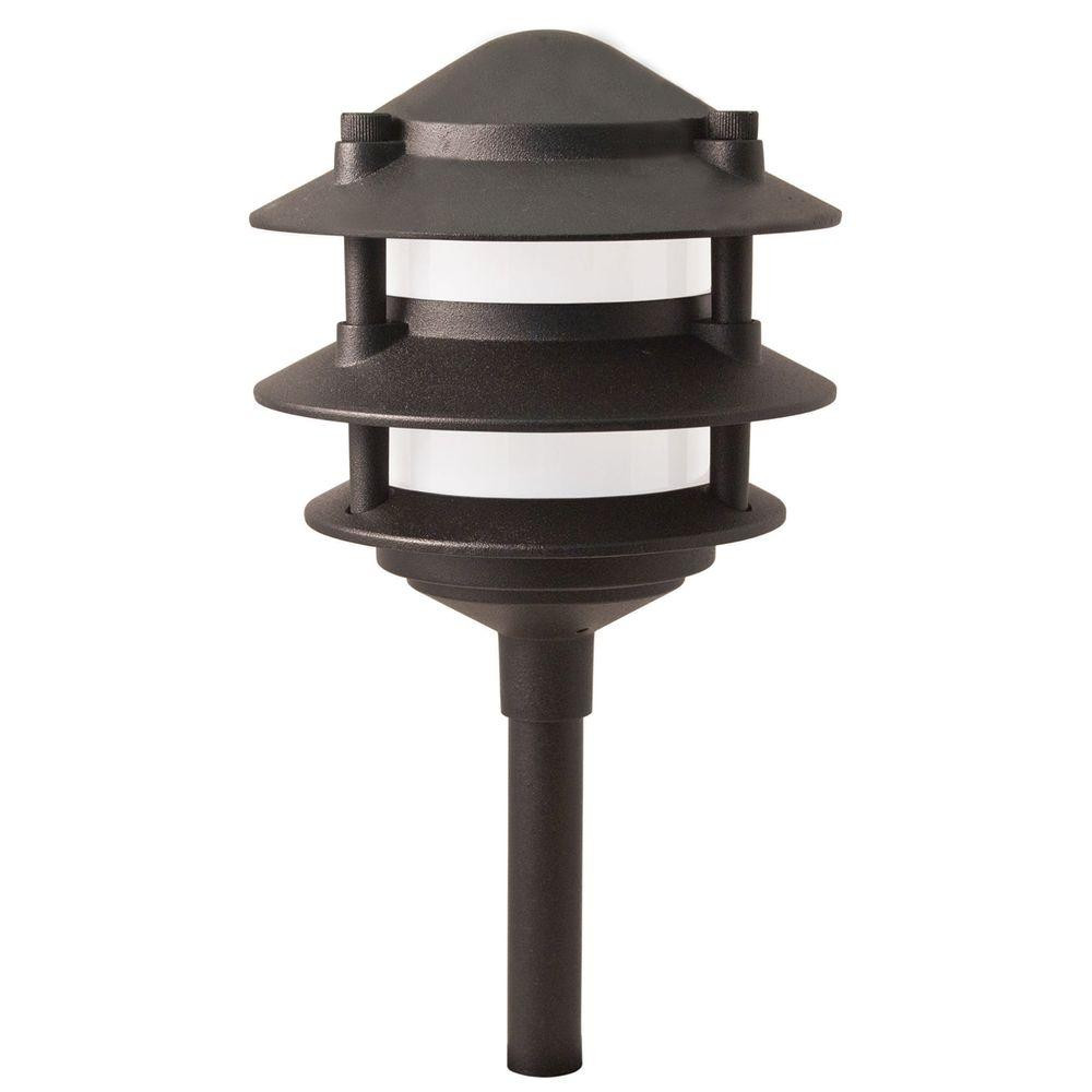 Best Low Voltage Landscape Lighting
 Hampton Bay Low Voltage 11 Watt Black Outdoor Incandescent