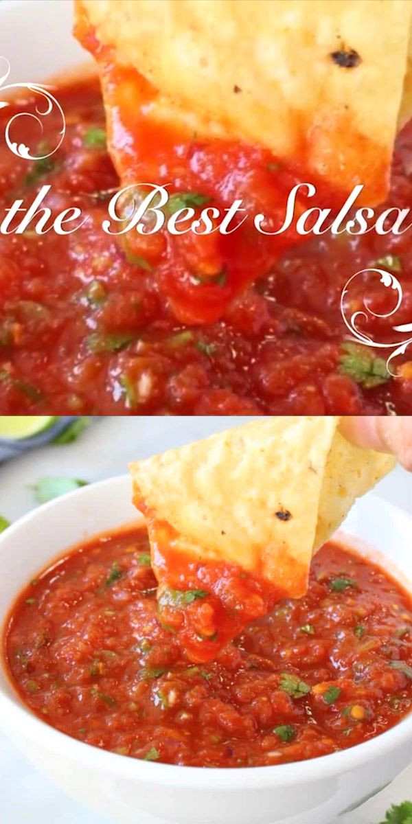 Best Salsa Recipe Ever
 Easy and healthy the best salsa recipe ever made with