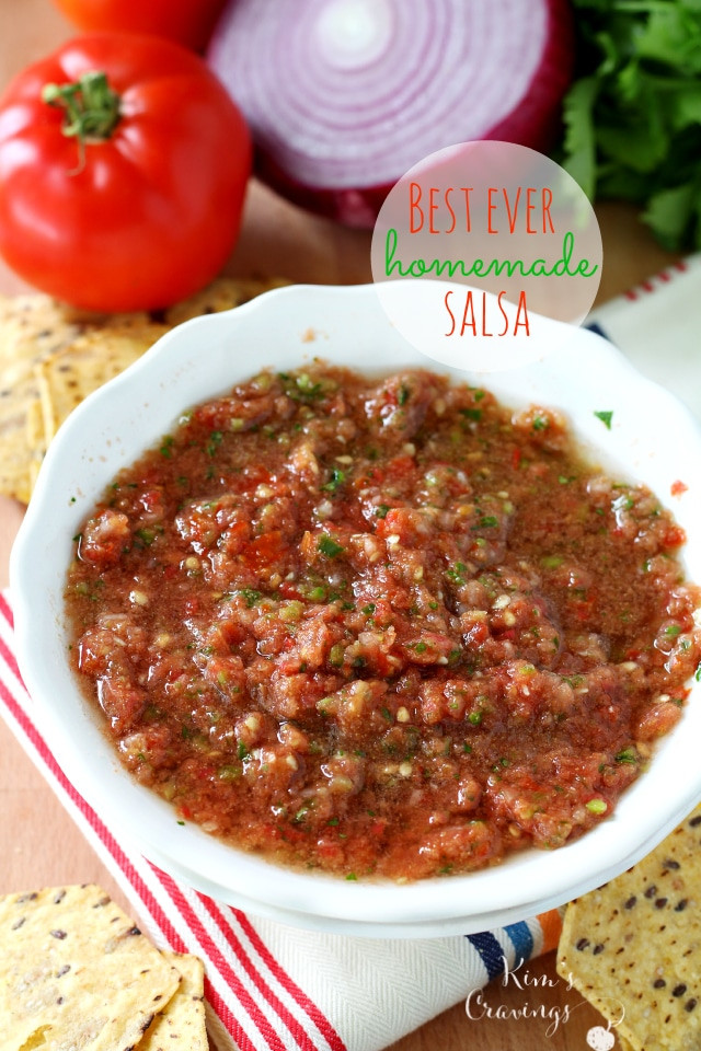 Best Salsa Recipe Ever
 Best Damn Salsa Ever Kim s Cravings