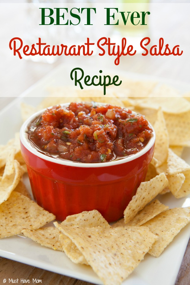 Best Salsa Recipe Ever
 The BEST Restaurant Style Salsa Recipe Made With Canned