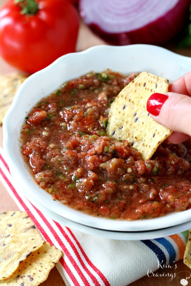 Best Salsa Recipe Ever
 Best Damn Salsa Ever Kim s Cravings