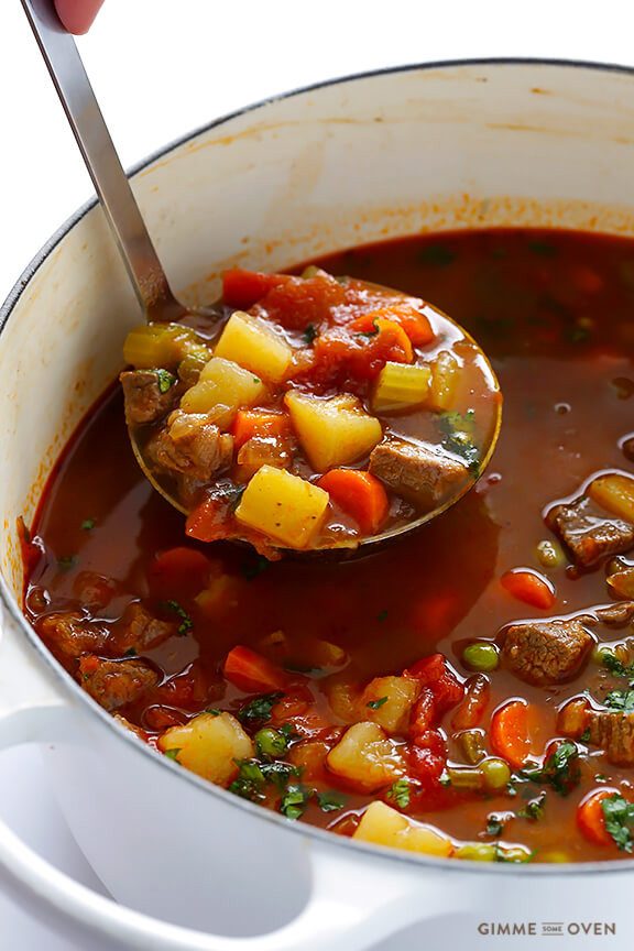 Best Vegetable Beef Soup
 Ve able Beef Soup