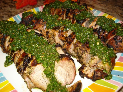 Best Way To Grill Pork Tenderloin
 Grilled Pork Tenderloin with Chimichurri