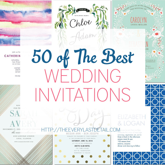 Best Wedding Invitations Online
 The Best Wedding Invitations That You Can Order line