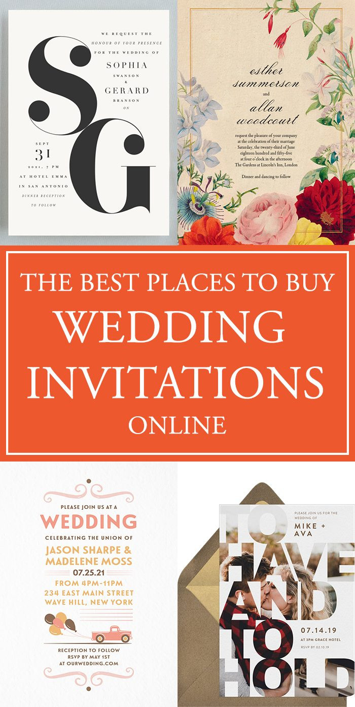 Best Wedding Invitations Online
 The Best Places to Buy Your Wedding Invitations line