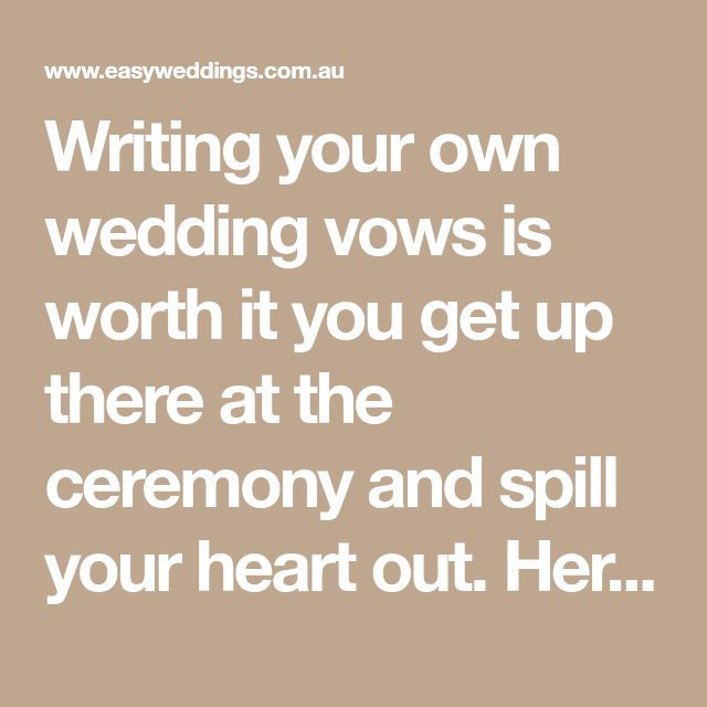 Best Wedding Vows Ever Heard
 25 The Best Wedding Vows We ve Ever Heard