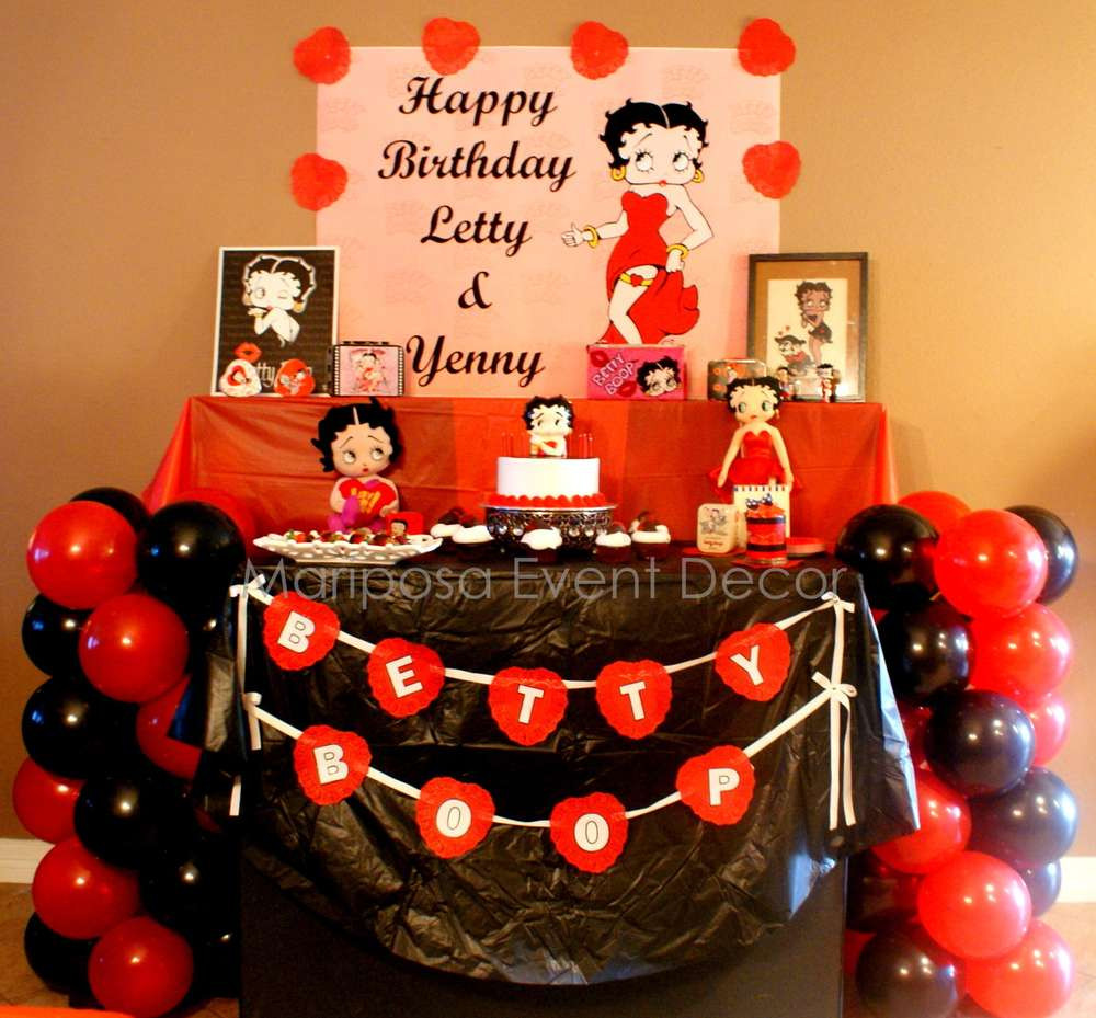 Betty Boop Birthday Decorations
 Southern Blue Celebrations Betty Boop