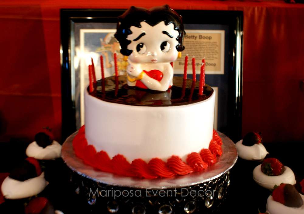 Betty Boop Birthday Decorations
 Betty Boop Birthday Party Ideas 2 of 8