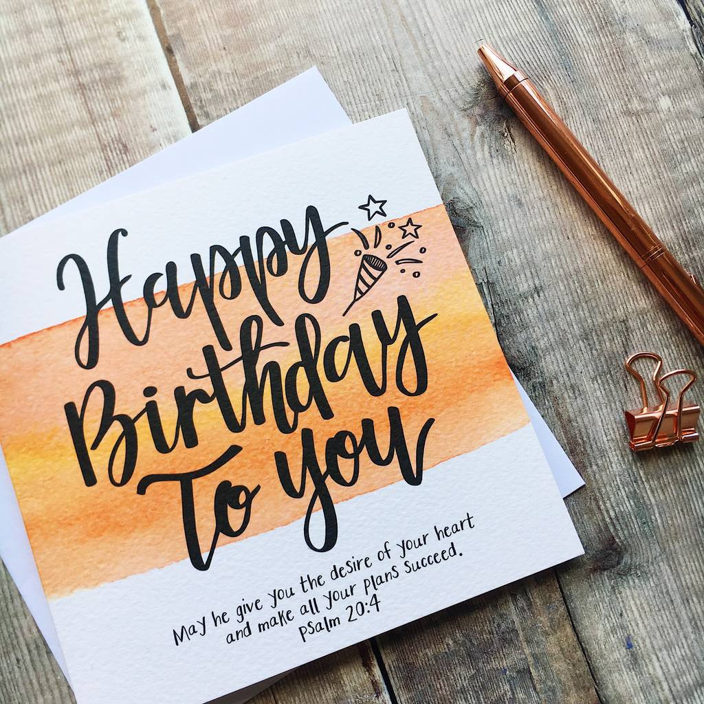 Biblical Birthday Quotes
 happy birthday bible verse card by izzy & pop