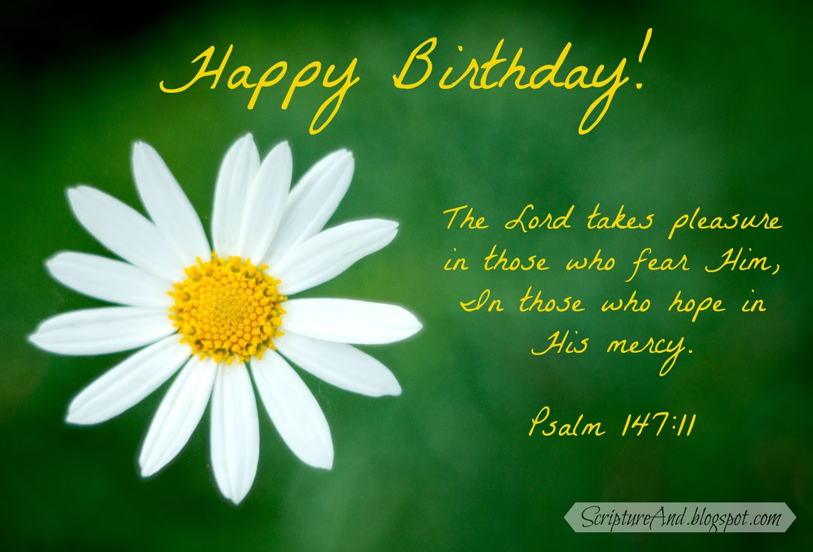 Biblical Birthday Quotes
 Scripture and Free Birthday with Bible Verses