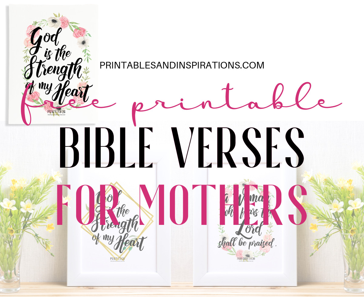 Biblical Quotes About Mothers
 Bible Verses For Mothers Free Printable Printables