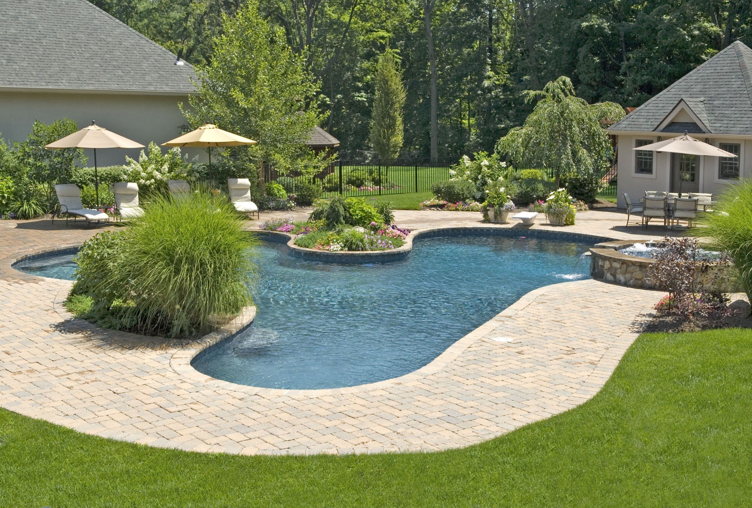 Big Backyard Landscaping Ideas
 Backyard Pool Ideas for a Better Relaxing Station to Try