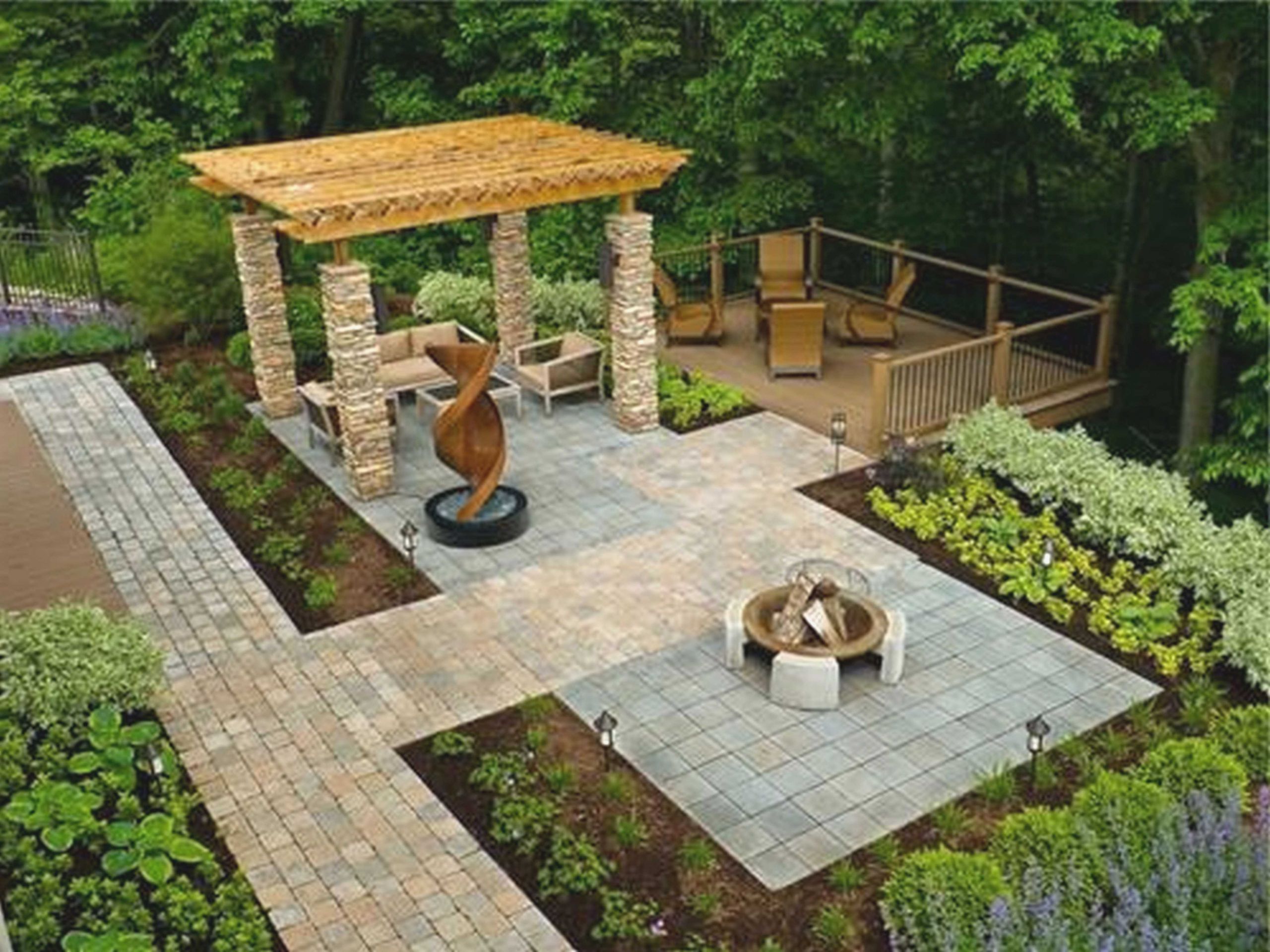 Big Backyard Landscaping Ideas
 Backyard Ideas Inspirational Best Landscaping Big