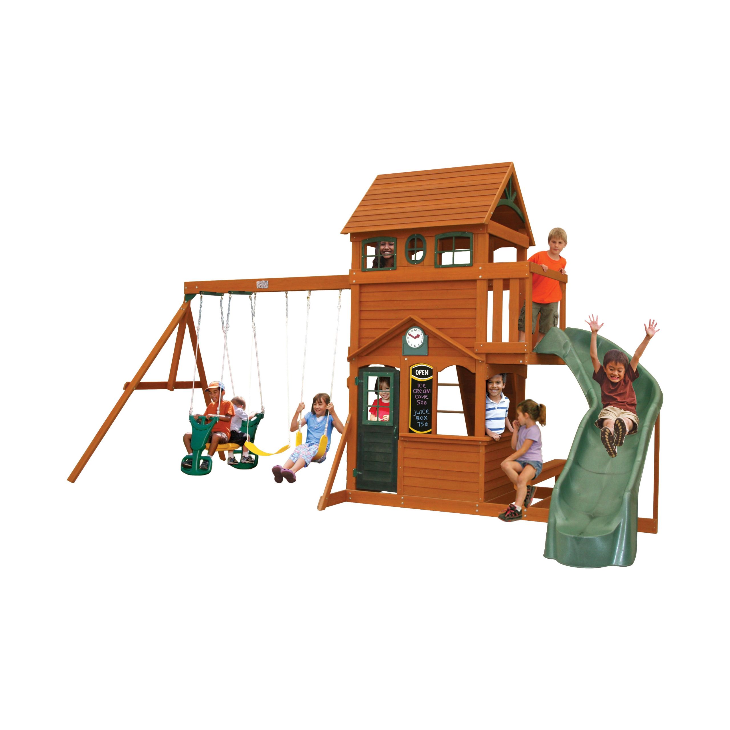 Big Backyard Swing Sets
 Big Backyard Ashberry Wooden Swing Set & Reviews