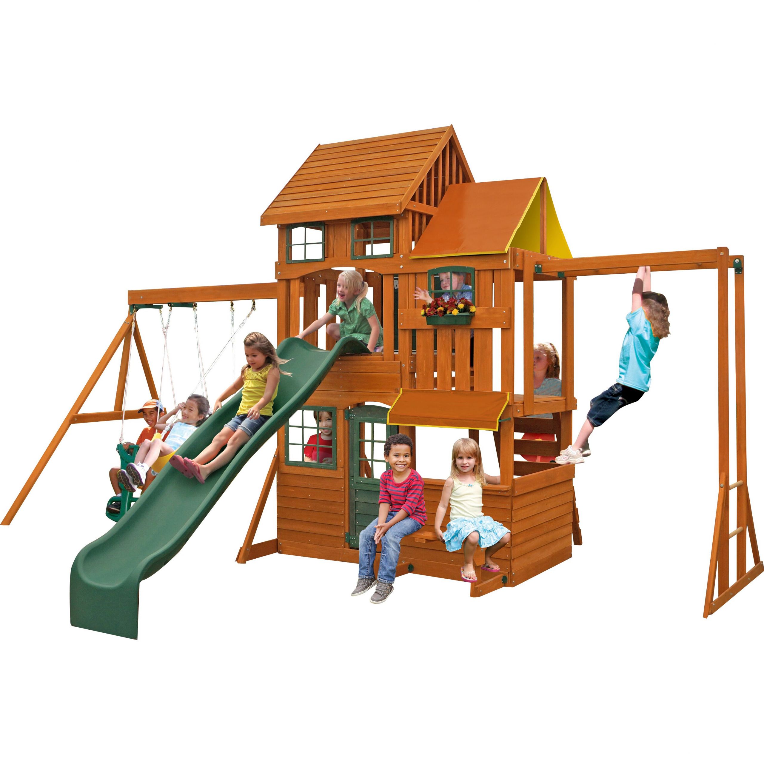 Big Backyard Swing Sets
 Big Backyard Barrington Swing Set & Reviews