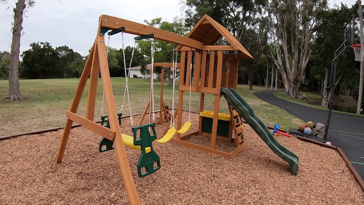 Big Backyard Swing Sets
 Big Backyard Sandy Cove Swing Set Initial Review