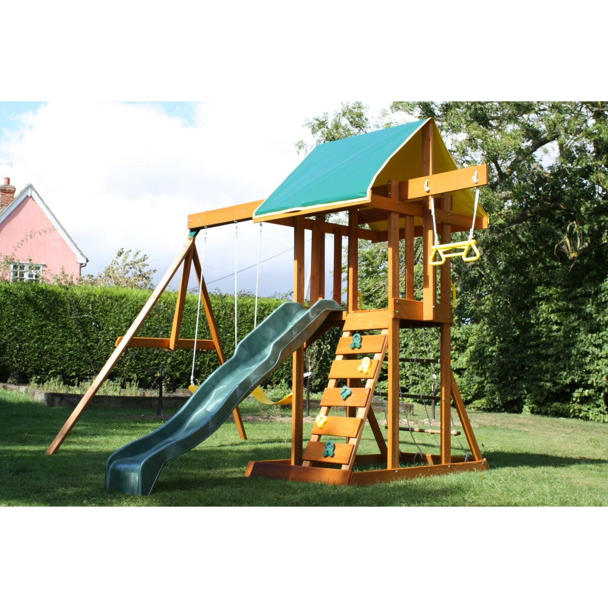 Big Backyard Swing Sets
 Big Backyard Scout Meadowvale Wooden Swing Set & Reviews