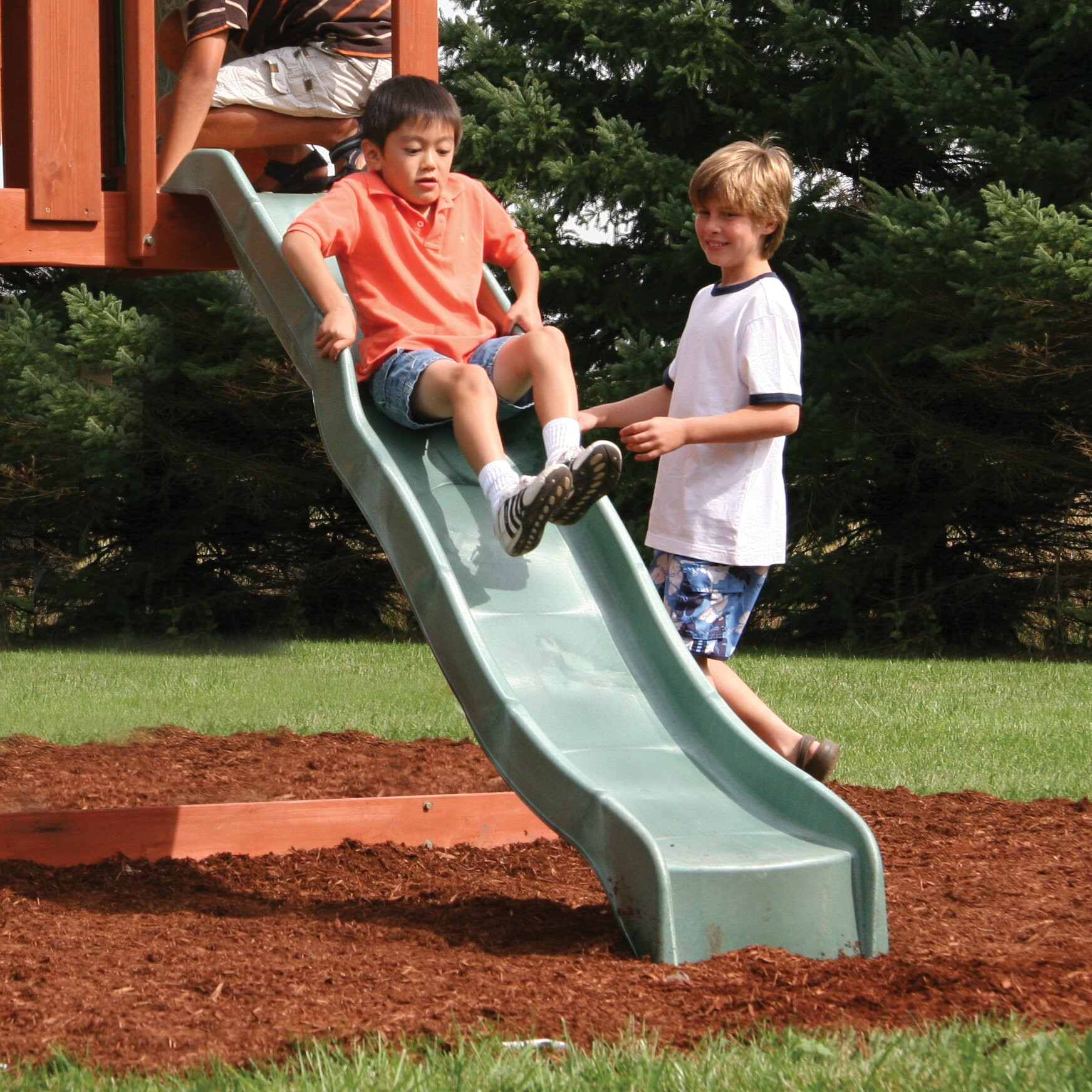 Big Backyard Swing Sets
 Big Backyard Sunview Swing Set & Reviews