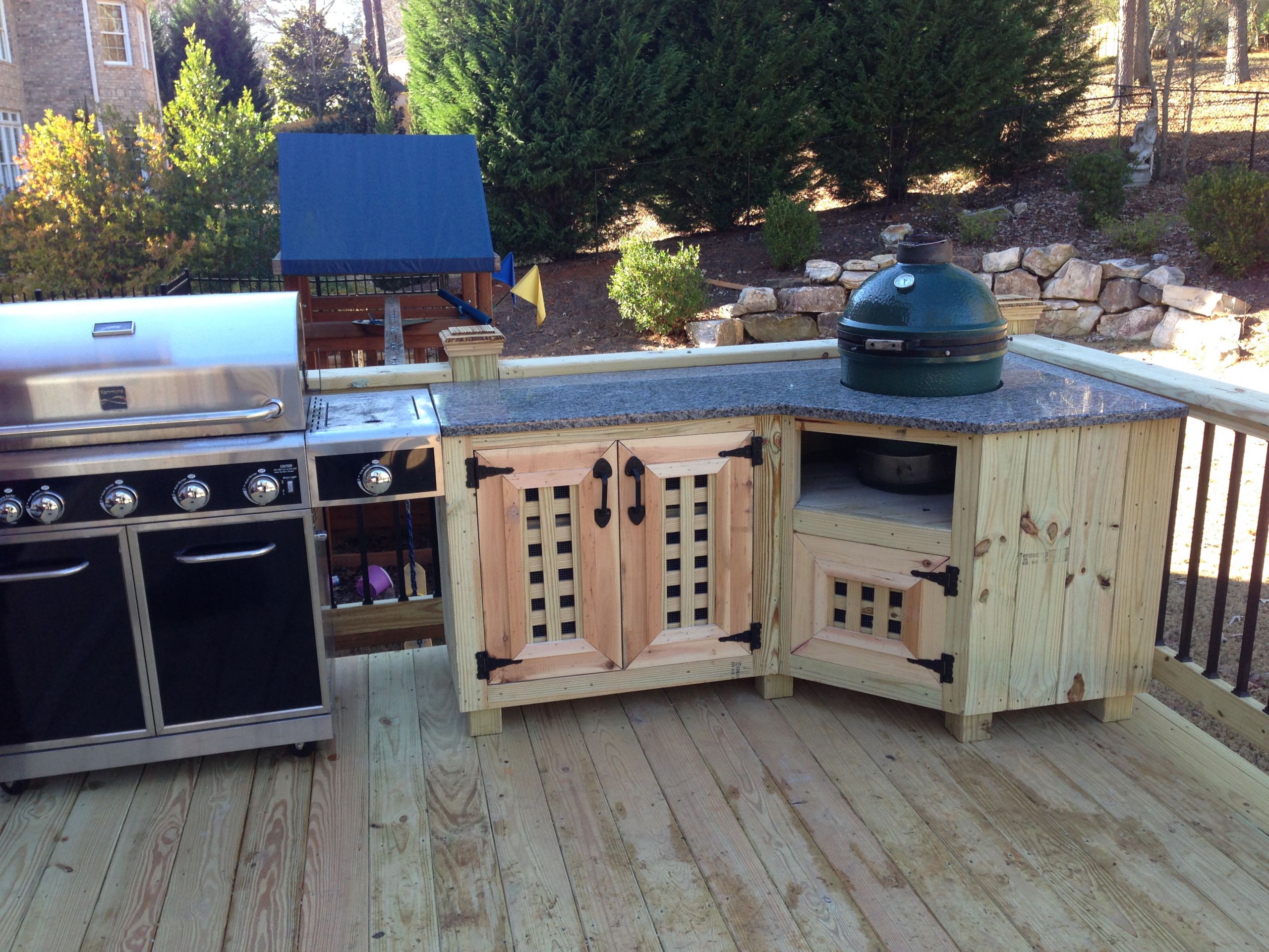 Big Green Egg Outdoor Kitchen
 Big Green Egg Custom Kitchen Sandy Springs