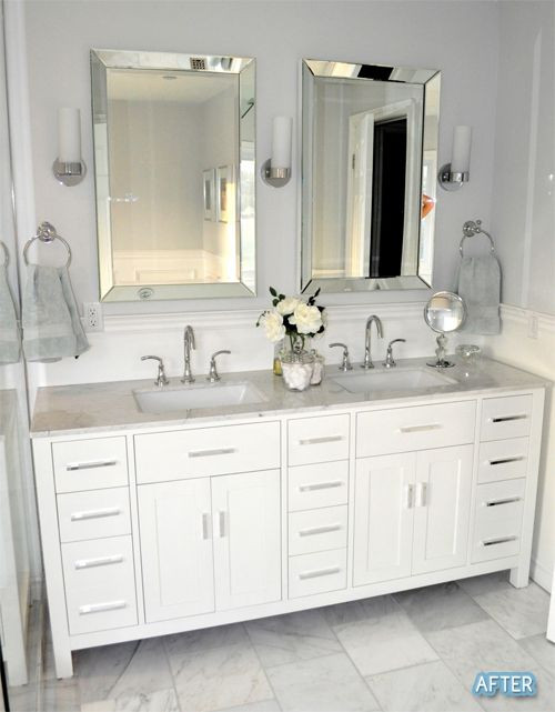 Big Lots Bathroom Vanities
 Before And After Small Bathroom Makeovers Big Style