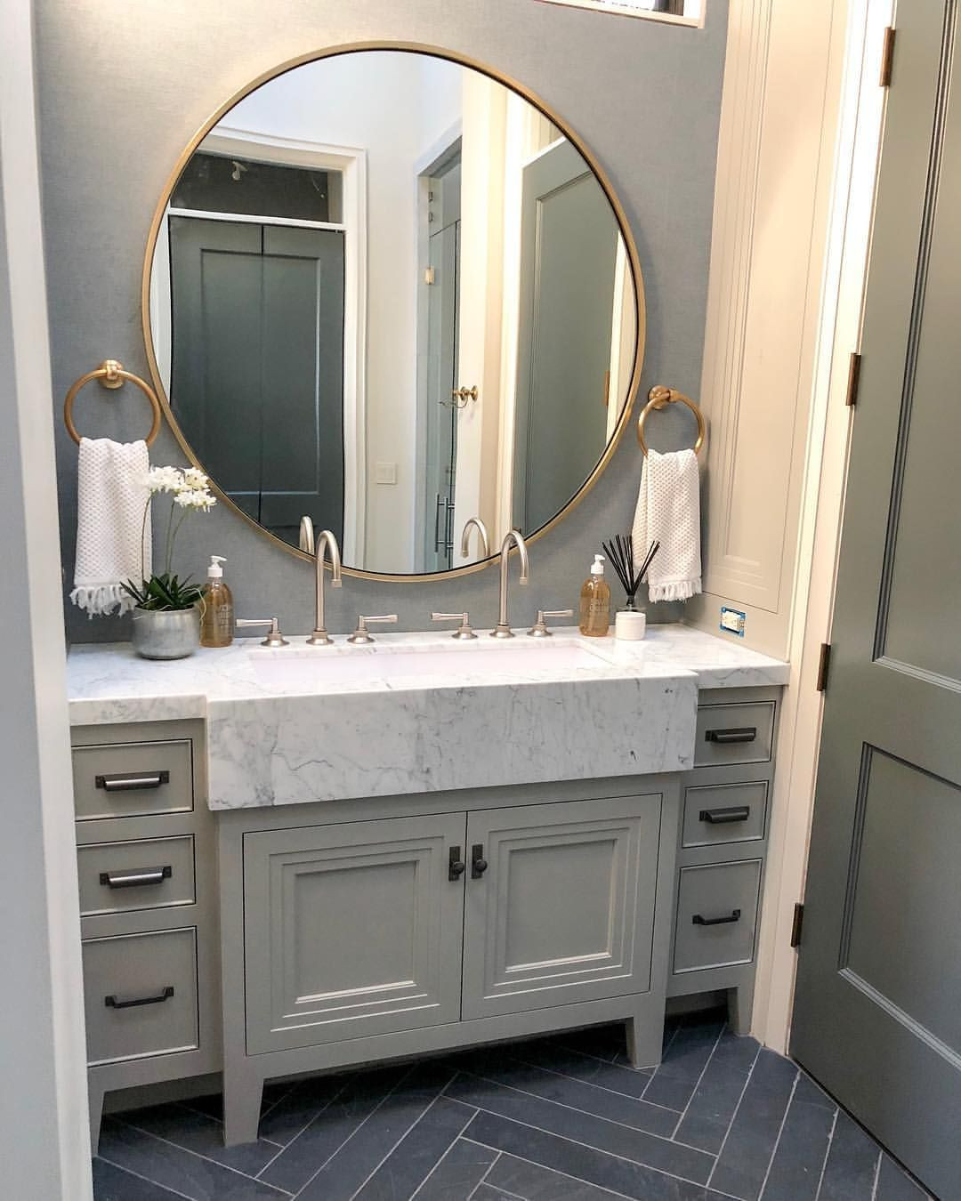 Big Lots Bathroom Vanities
 Small master baths can still be luxurious We crammed lots