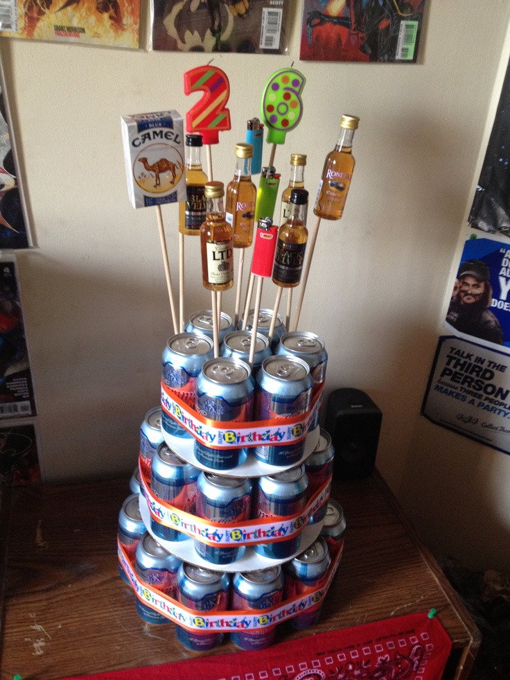 Birthday Beer Cake
 Beer Birthday Cakes