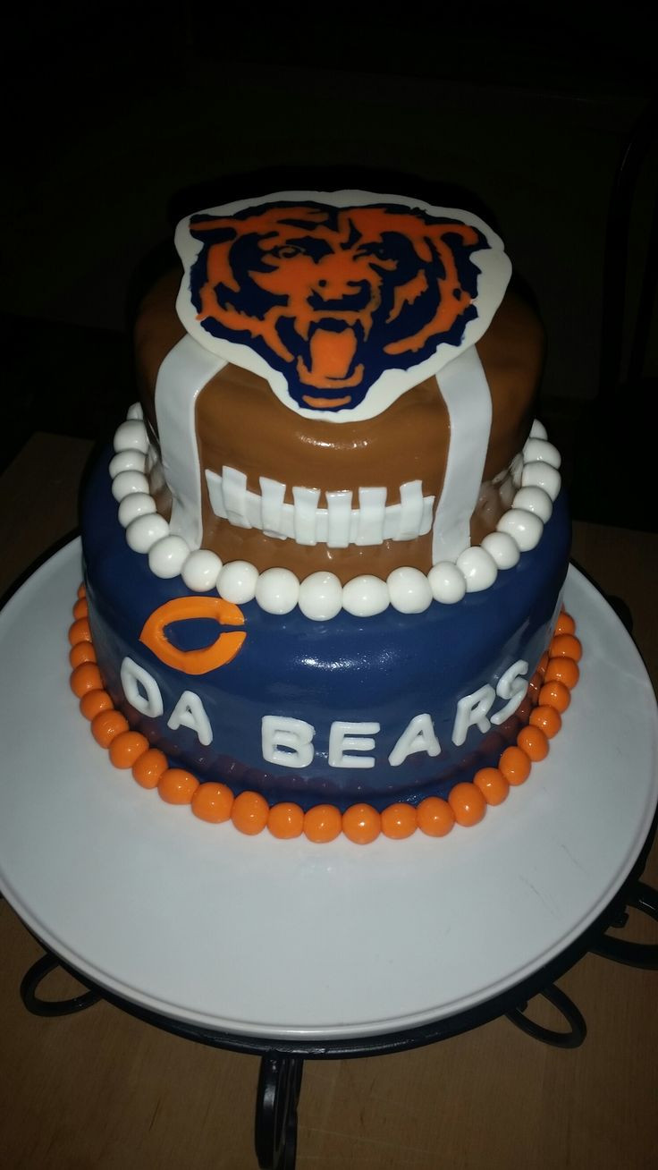 Birthday Cake Chicago
 1000 images about chicago bears parties & cakes on