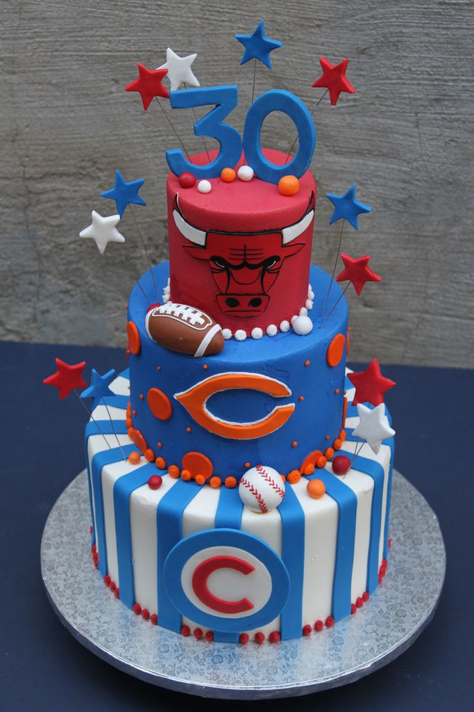 Birthday Cake Chicago
 34 Best images about Chicago Cubs Cakes on Pinterest