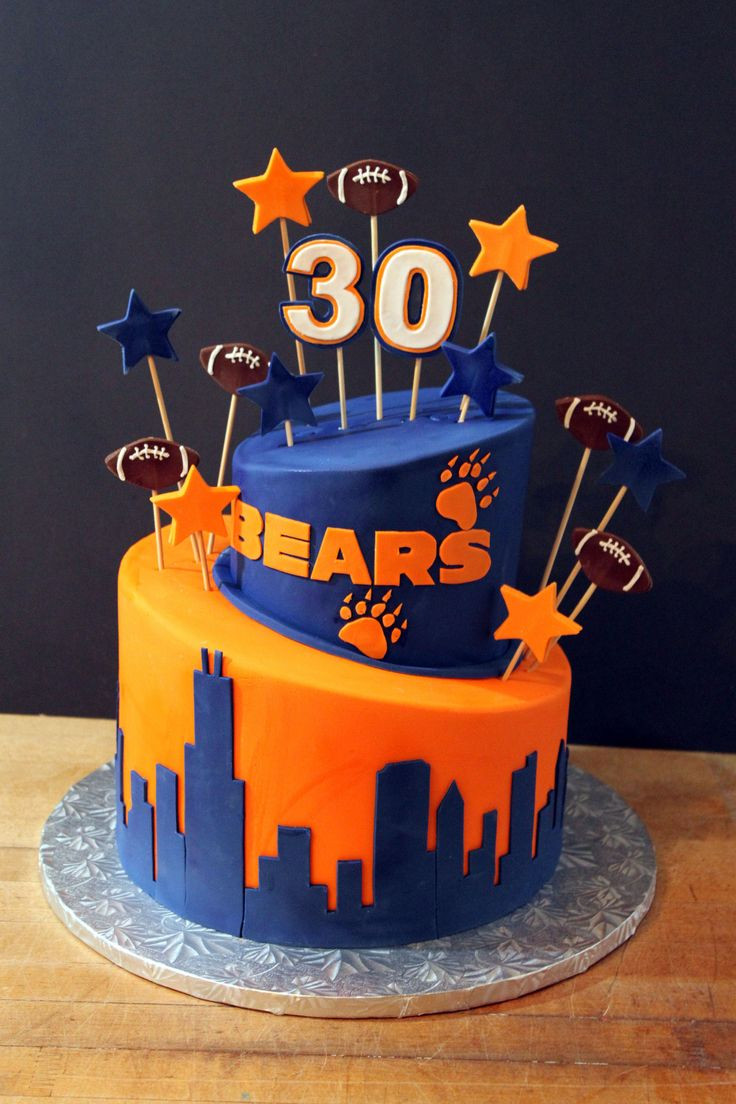 Birthday Cake Chicago
 207 best chicago bears parties & cakes images on Pinterest