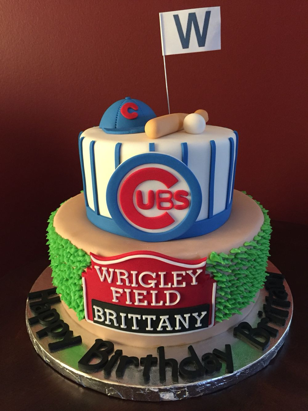 Birthday Cake Chicago
 Chicago Cubs Birthday Cake Birthday Cakes