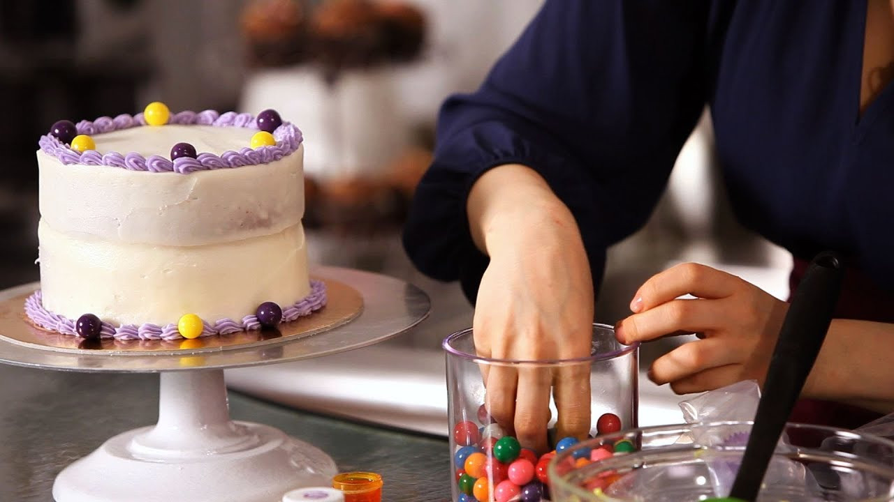 Birthday Cake Decor
 How to Decorate Birthday Cake w Candy