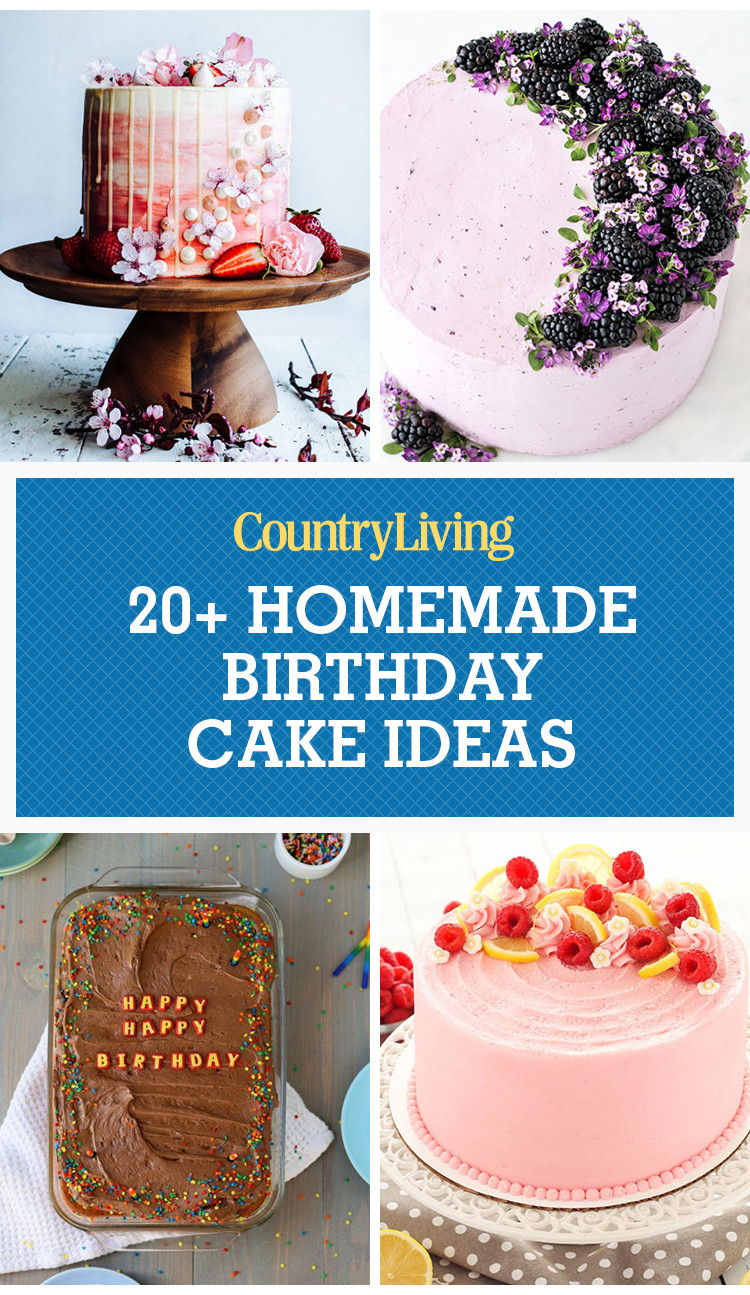Birthday Cake Decorating Ideas
 22 Homemade Birthday Cake Ideas Easy Recipes for