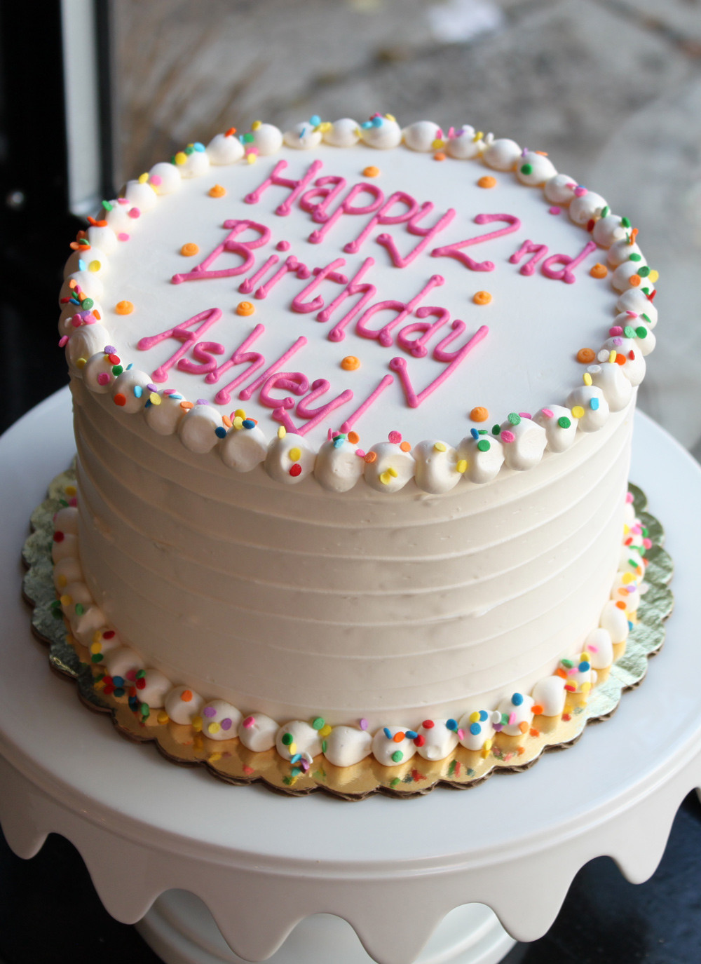 Birthday Cake
 Whipped Bakeshop Philadelphia Birthday Sprinkles Cake