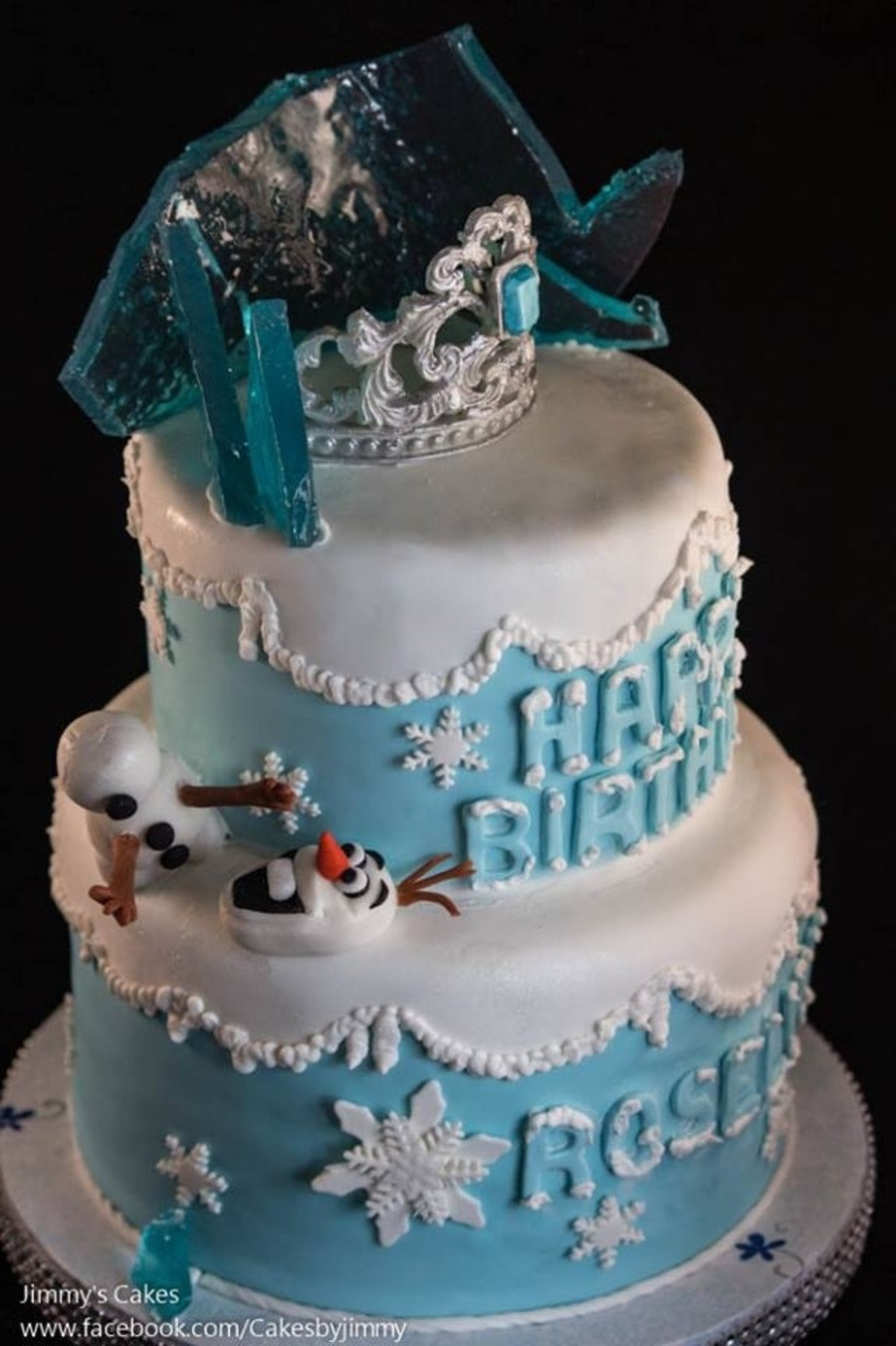 Birthday Cake Frozen
 Disney Frozen Birthday Cake CakeCentral