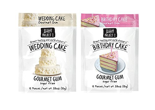 Birthday Cake Gourmet Gum
 Project 7 Gourmet Gum Birthday Cake Wedding Cake 15g