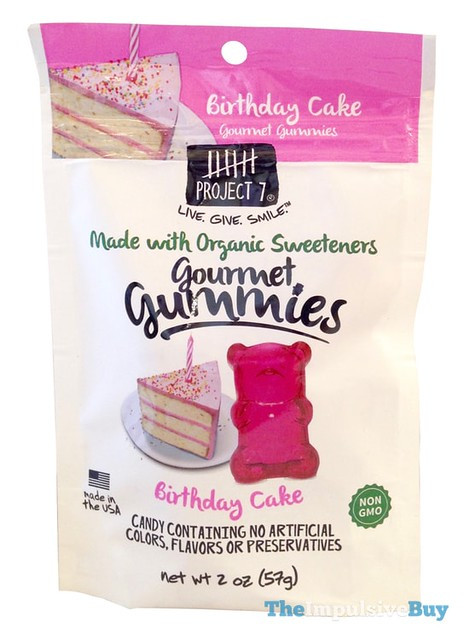 Birthday Cake Gourmet Gum
 REVIEW Project 7 Birthday Cake Gourmet Gummies – The