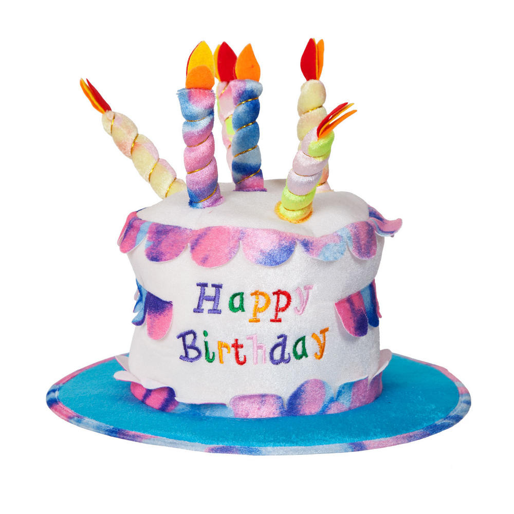 Birthday Cake Hat
 Adult Happy Birthday Cake Hat With Candles Fancy Dress