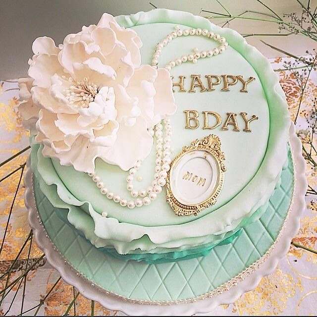 Birthday Cake Ideas For Mom
 Mom s 60th Birthday by Shafaq s Bake House