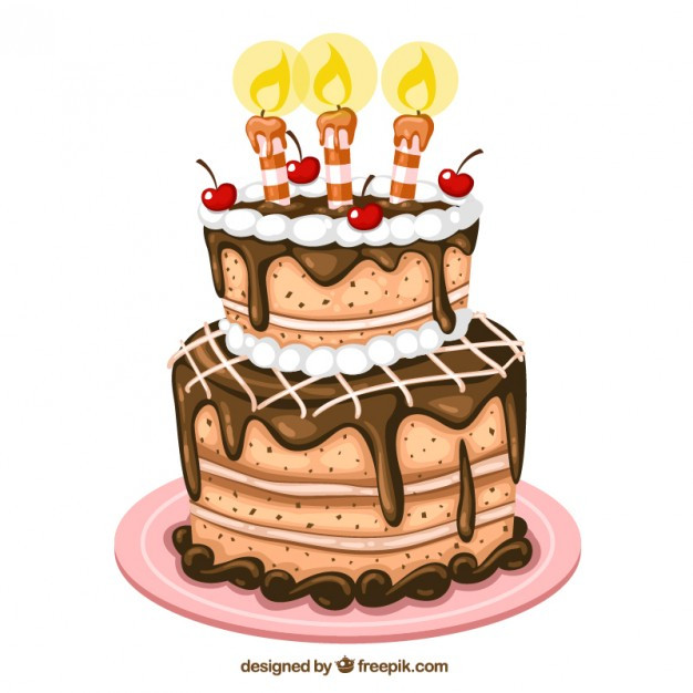 Birthday Cake Illustration
 Birthday cake illustration