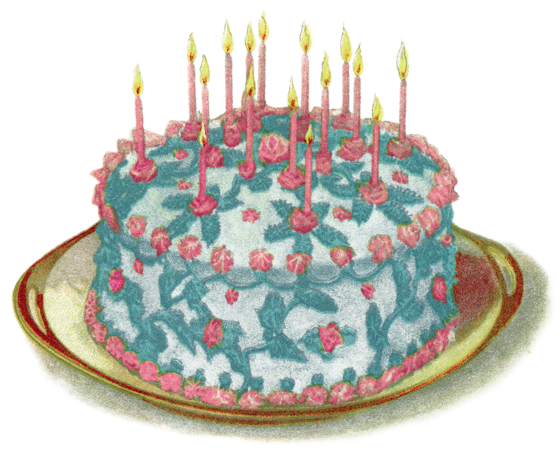 Birthday Cake Illustration
 Birthday