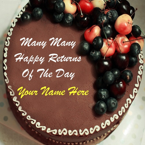 Birthday Cake Images With Name
 Happy birthday cake with name Birthday cake images