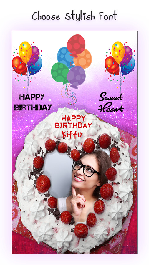 Birthday Cake Images With Name
 Name on Birthday Cake for Android Free