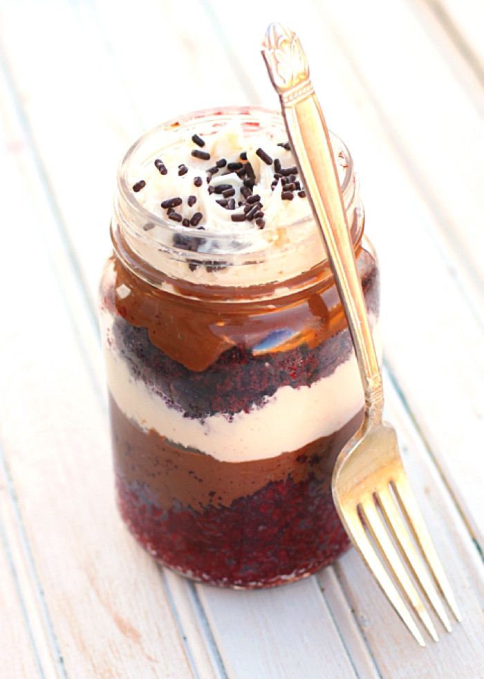 Birthday Cake In A Jar
 Cakes In A Jar Recipe — Dishmaps
