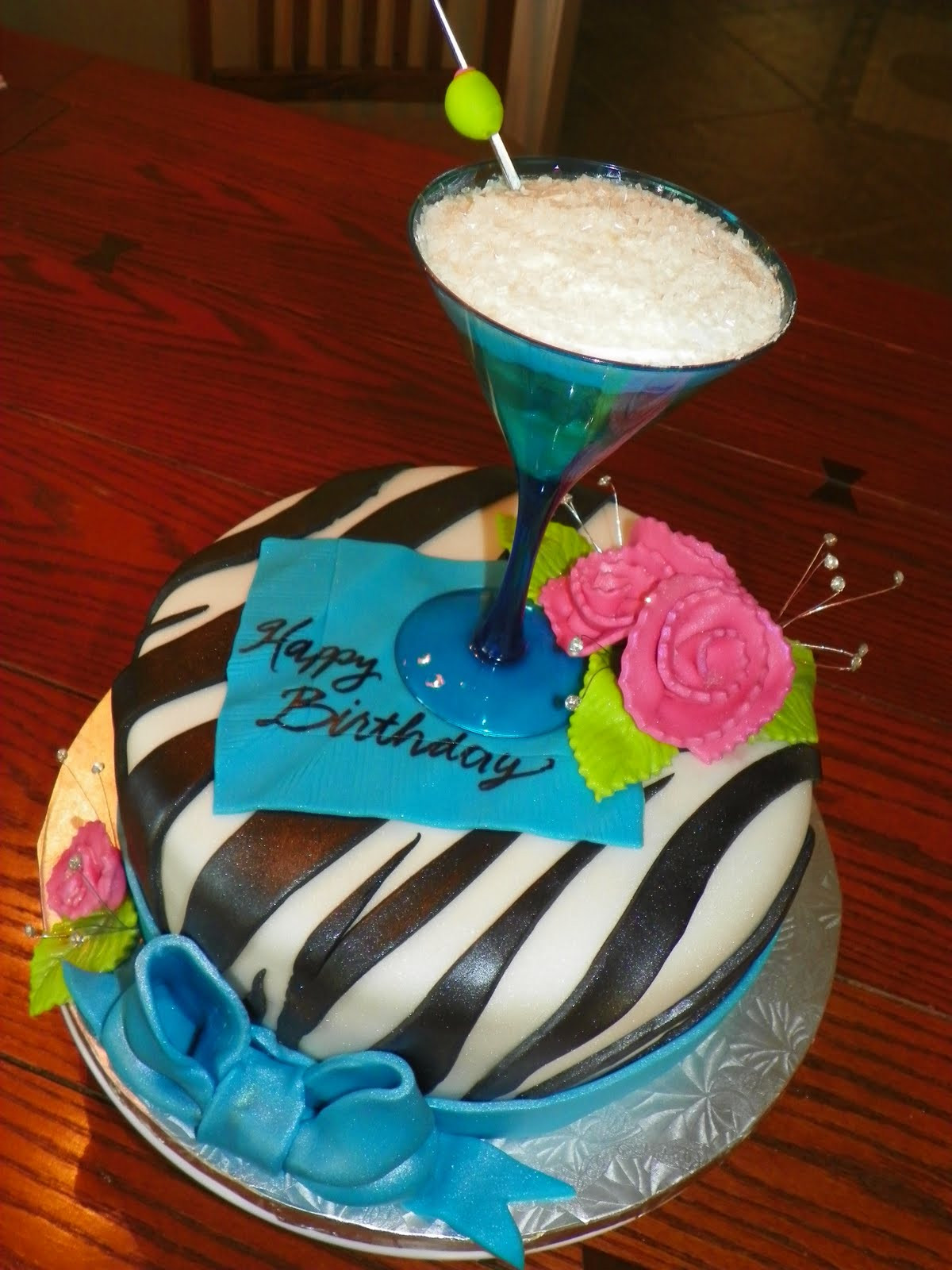 Birthday Cake Martini
 Plumeria Cake Studio Martini Birthday Cake