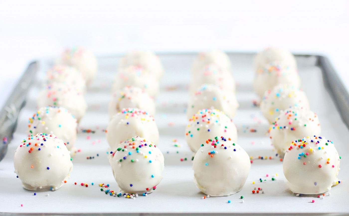 Birthday Cake Truffles
 No Bake Birthday Cake Truffles If You Give a Blonde a