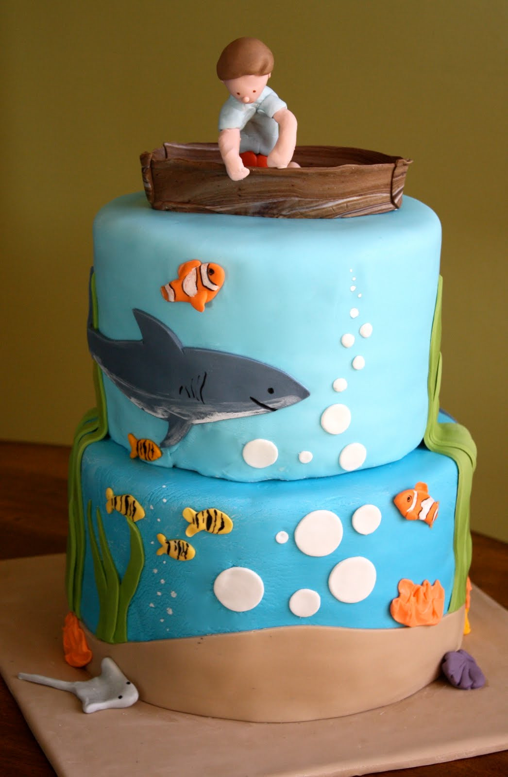 Birthday Cakes For Boys
 Baker s Cakes Under the Sea Birthday Cake